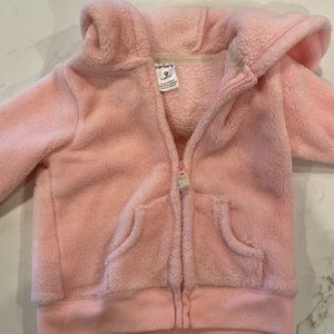 Like new infant cozy pink jacket